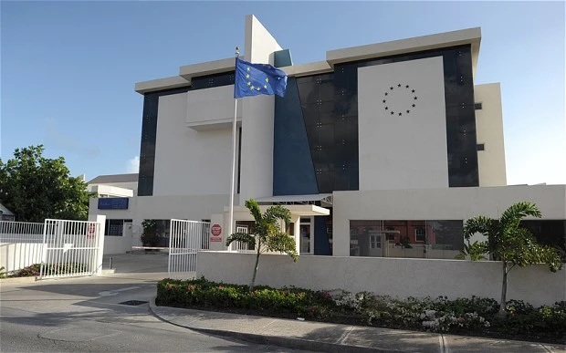 European Union Building in Barbados, by Adrian Price (Founder of PAStudio Architecture Firm based in Miami, Florida)